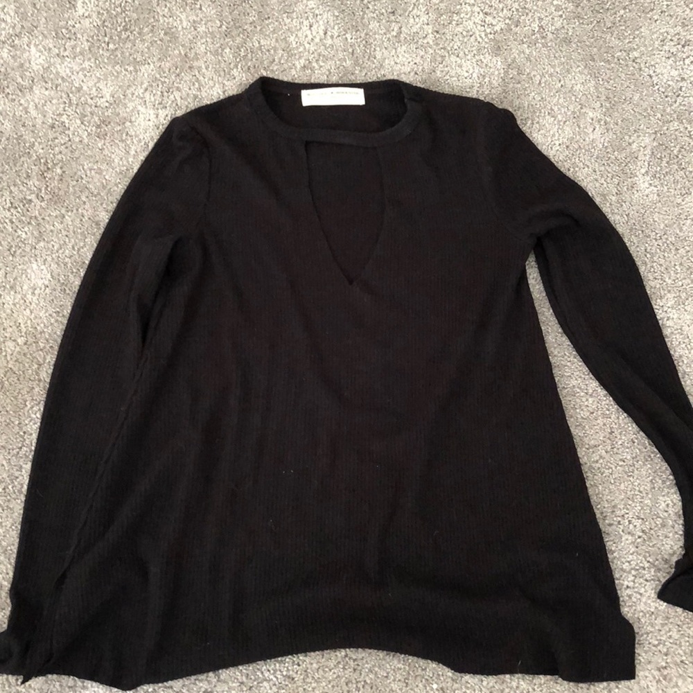 Urban outfitters long sleeve with cut out at neck